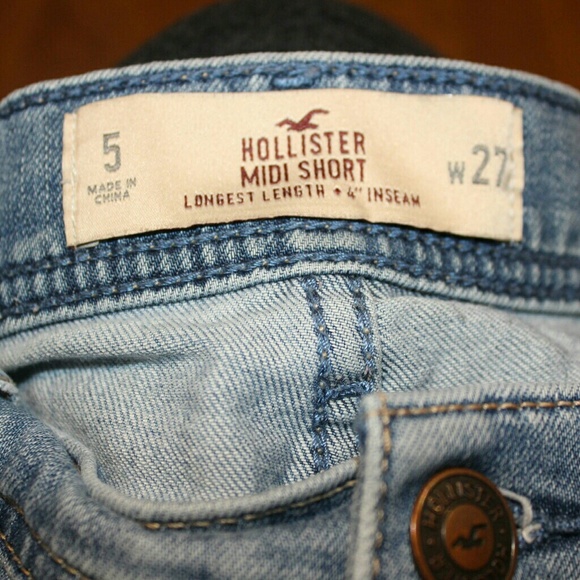 Hollister Low Rise Denim Shorts - Picture 4 of 4